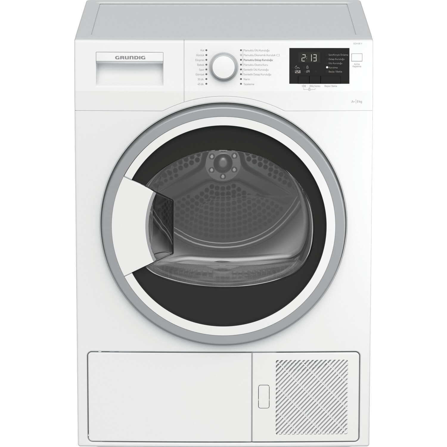 Grundig GDH 80   Programlı (Isı Pompalı) Kurutma Makinesi